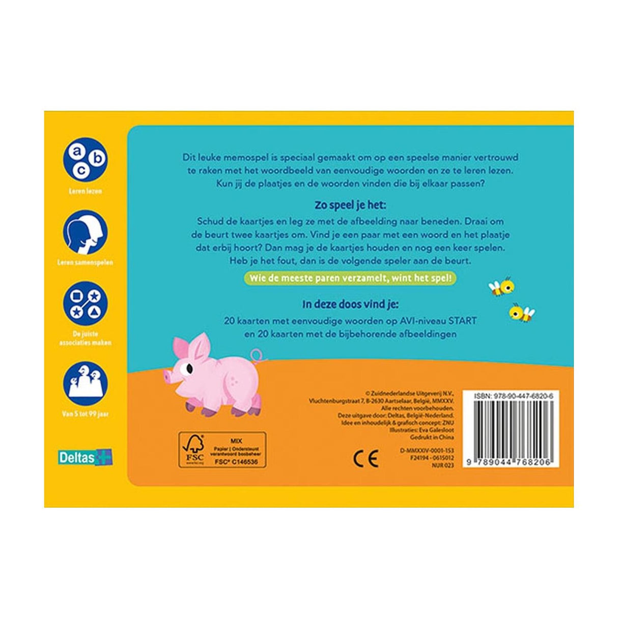 Deltas ik leer lezen! memo-spel