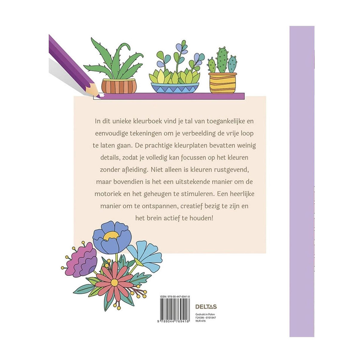 Deltas creatief kleuren voor senioren