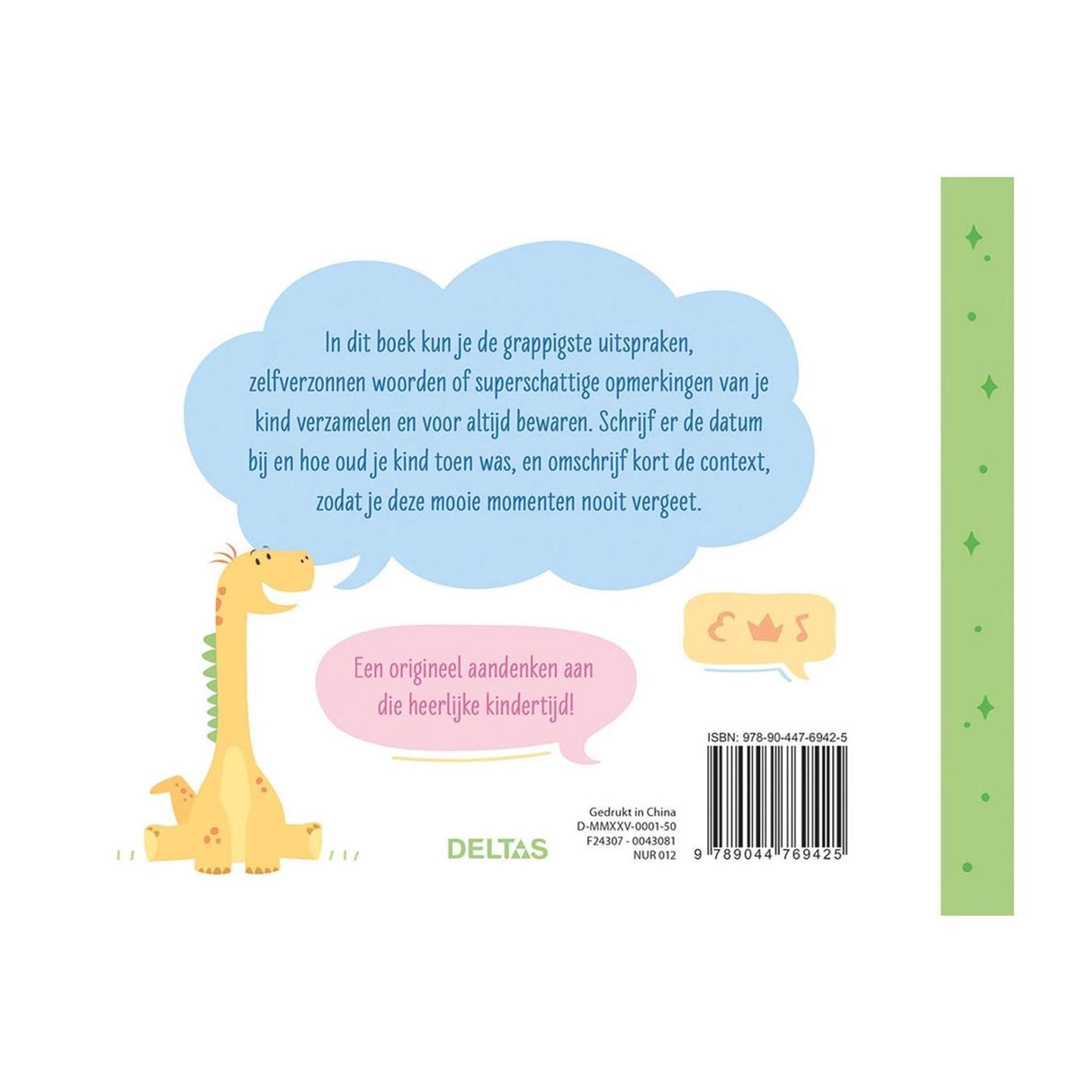 Delta è il mio libro con le migliori frasi verde