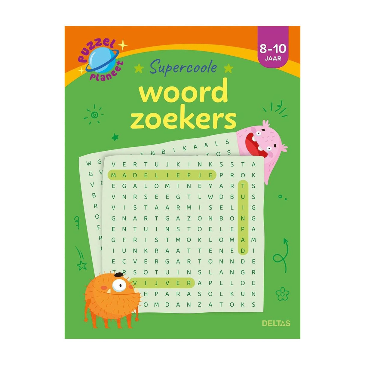 Deltas supercoole woordzoekers