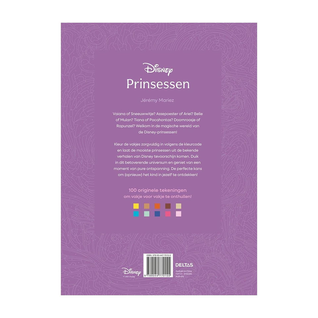 Deltas prinsessor - färg efter nummer