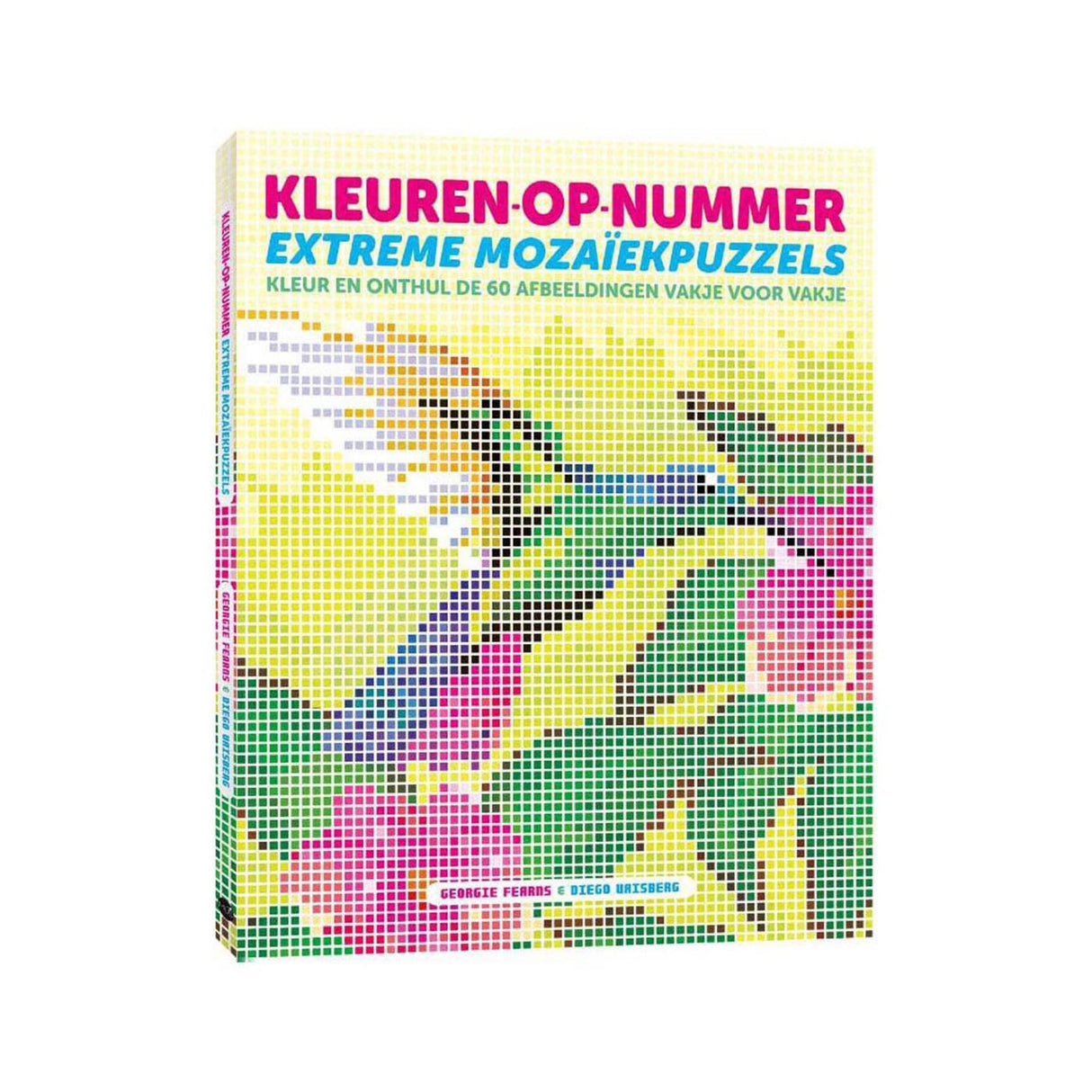 Uitgeverij kluitman kleuren op nummer extreme mozaïekpuzzels