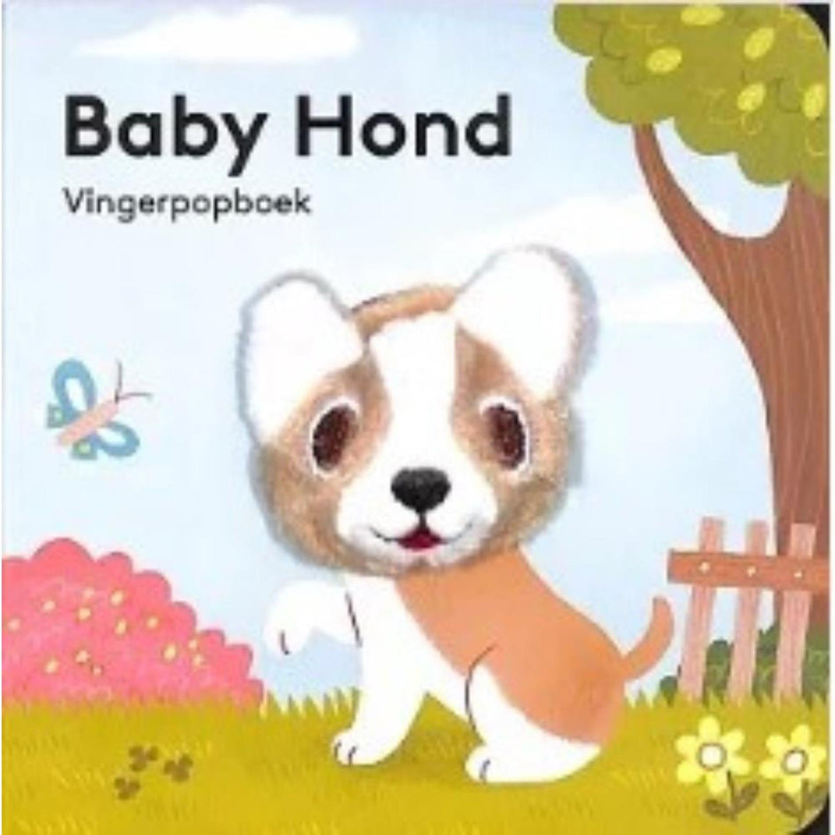 Imagebooks vingerpopboekje boerderij baby hond