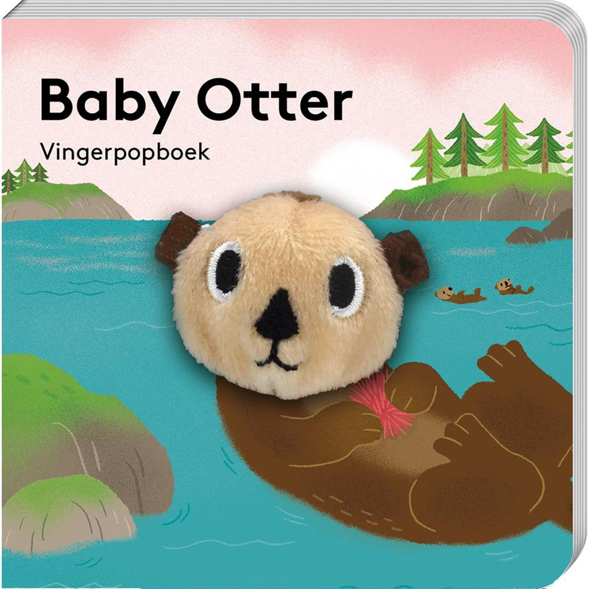 Imagebooks vingerpopboekje waterdier baby otter