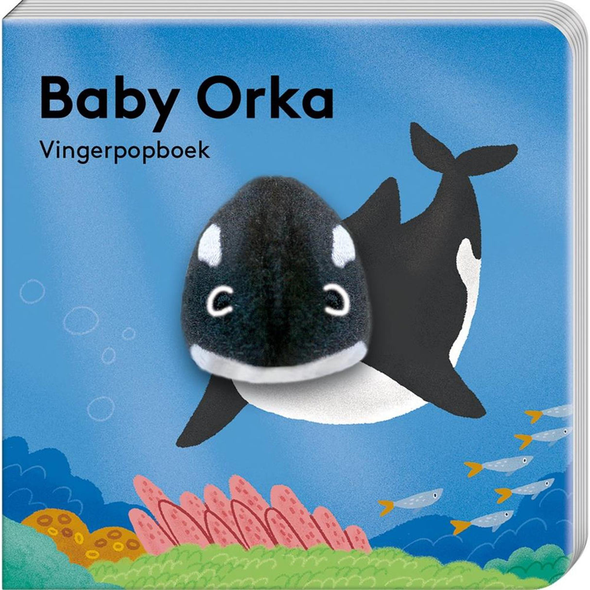 Imagebooks vingerpopboekje waterdier baby orka