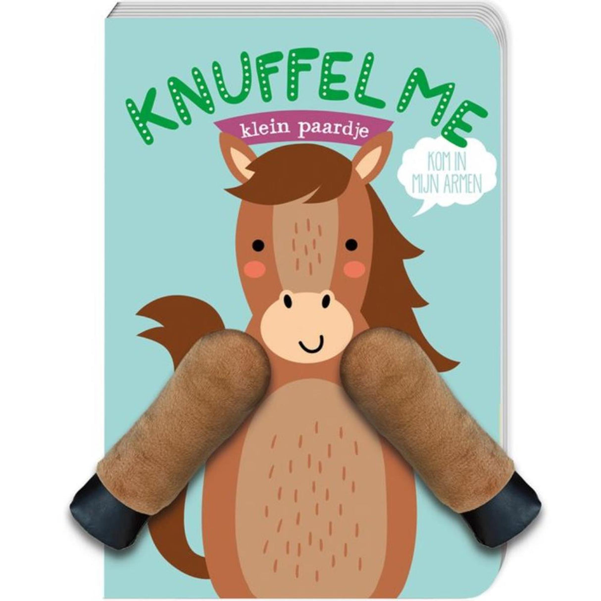Imagebooks knuffel me - klein paardje
