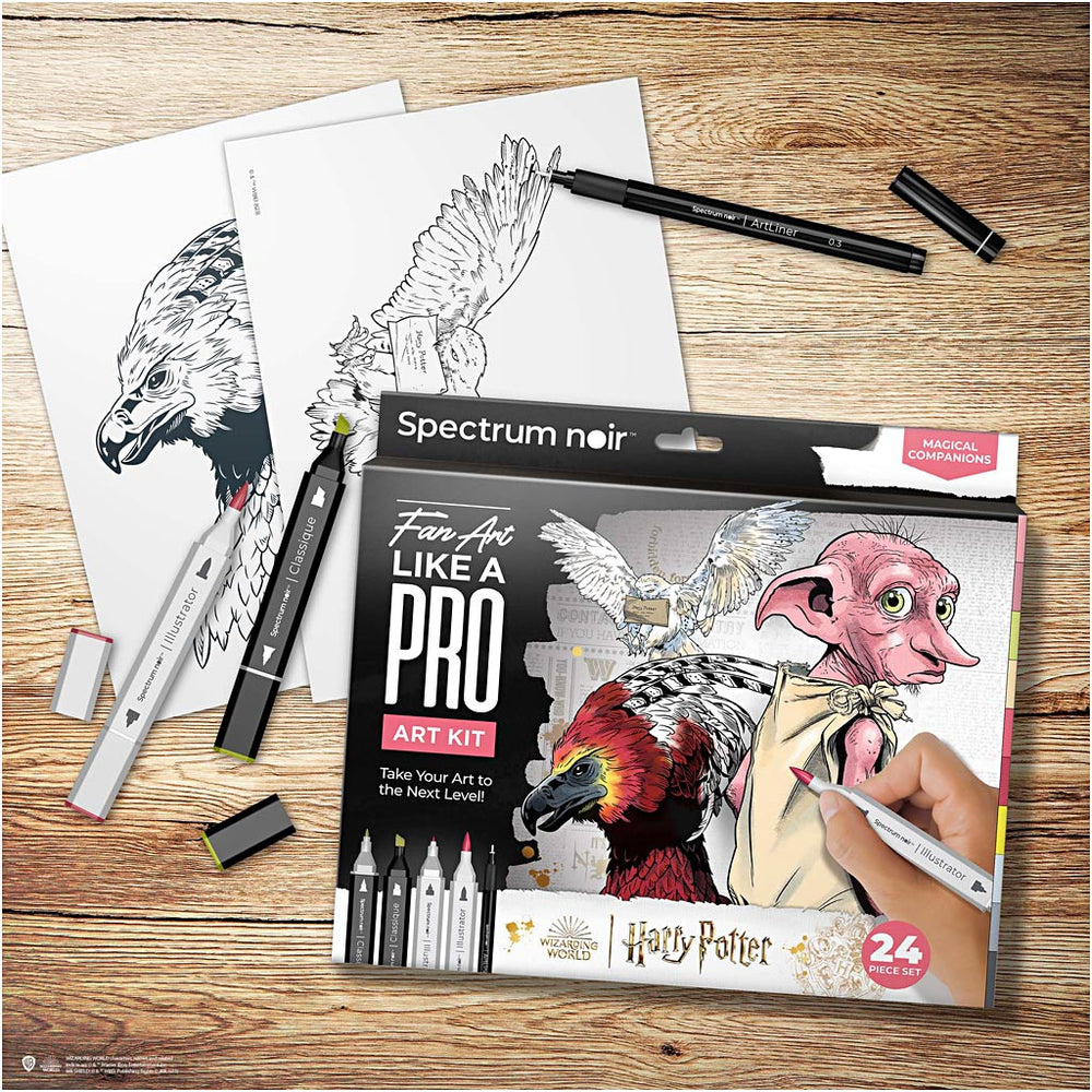 Creativ company hobby set illustration, harry potter: magical companions, various colors, 1 box