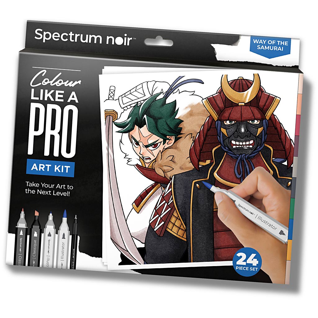 Creativ company hobby set illustration, way of the samurai, various colors, 1 box
