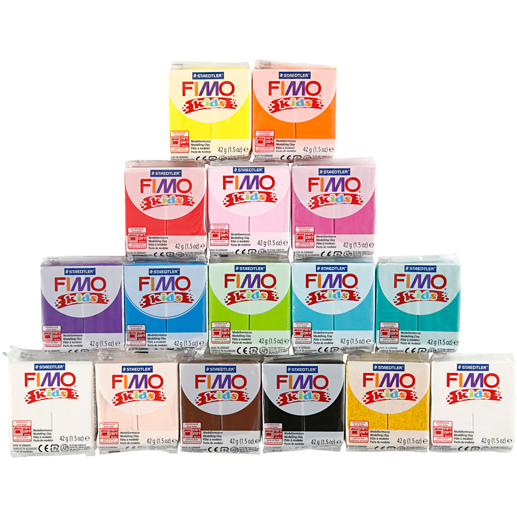 Fimo® kids modeling clay, 32x42 gr 1 box