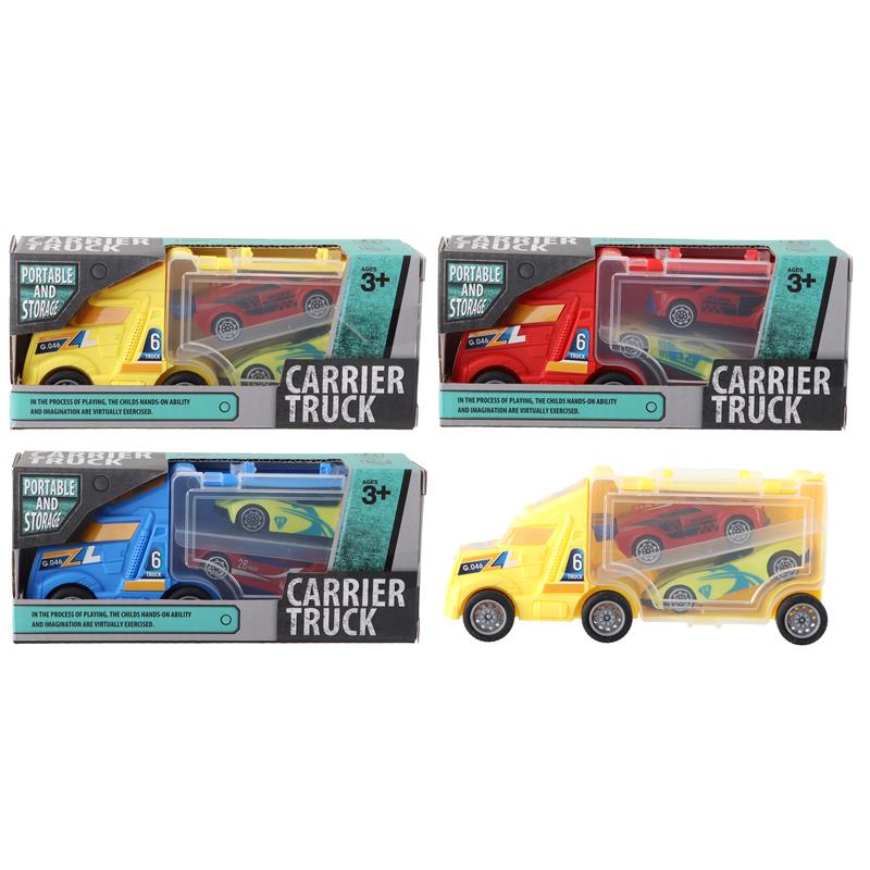 Caminhão 15cm com 2 carros