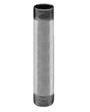 Kirchhoff smeedijzeren pijpnippel, verzinkt, 1 x 400 mm, (23) - 989825855