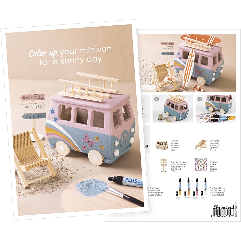 Creativ company postcard, miniature, a5, 1 piece