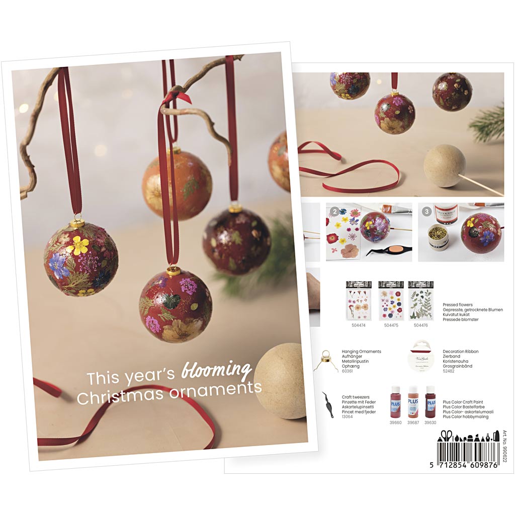 Creative company postcard, the best Christmas bauble of the season, A5, sheet 14.8x21 cm, 1 piece