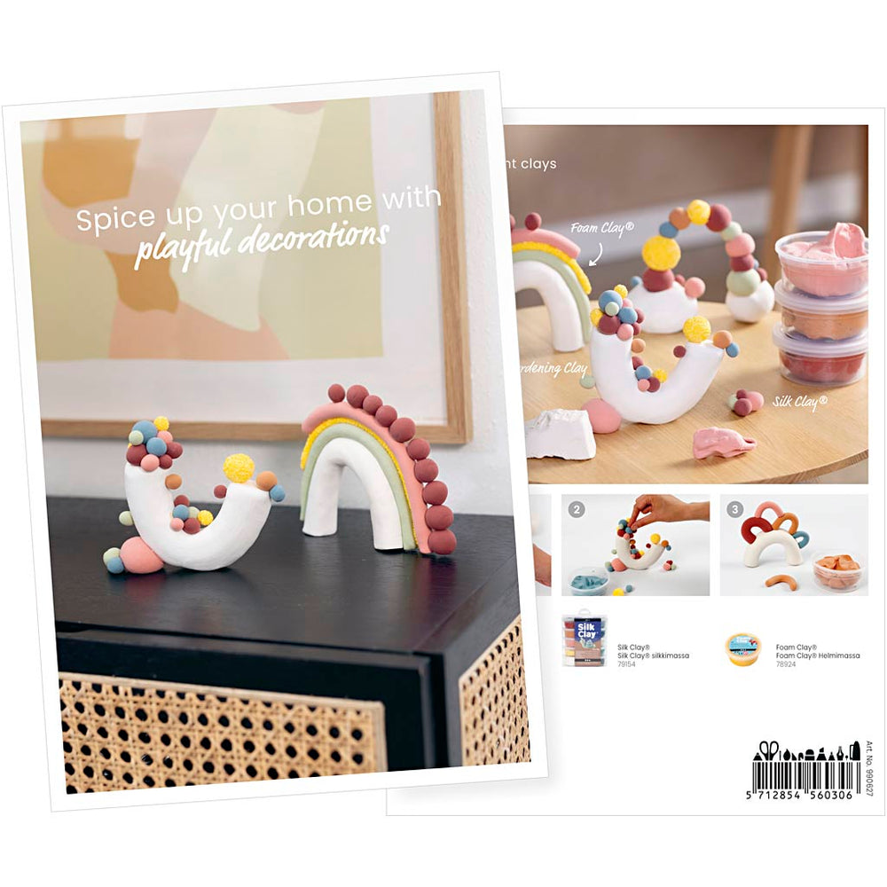 Creativ company postcard, clay sculptures, a5, 1 piece