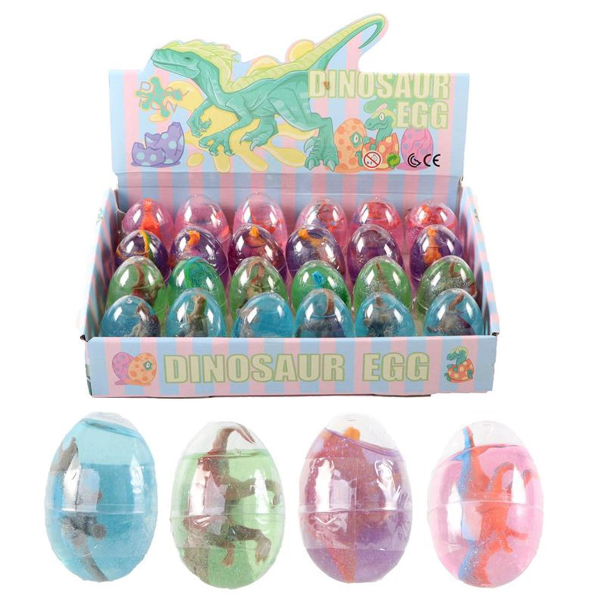 Slime putty dino ei met dino 6,5cm