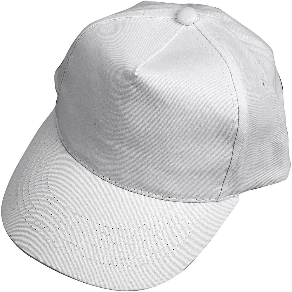 Creativ company cap, size 49.5-56 cm, white, 12 pieces in a box