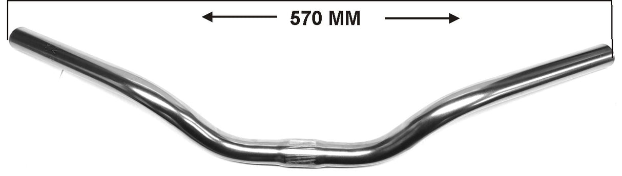 Hzb handlebar bent steel silver 57 cm 6200064