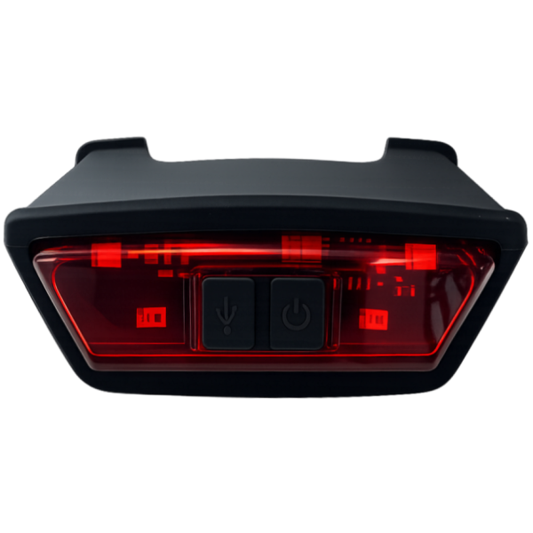 Ked задна светлина прегръща mtb каска - LED - USB акумулаторна