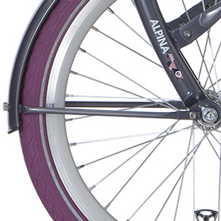 Alpina mudguard set 22 clubb purple grey