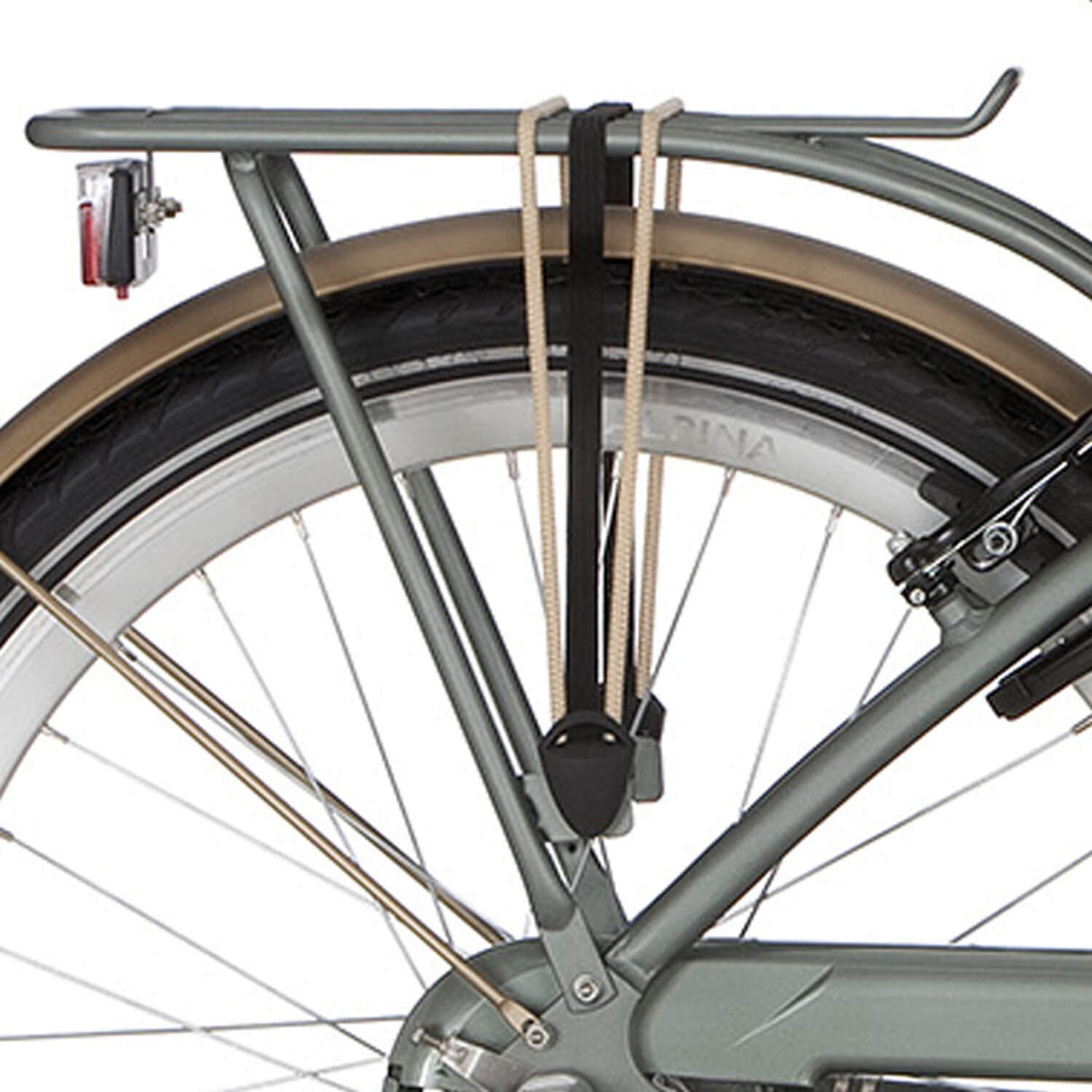 Alpina rear carrier 24 Curve lava stone matt