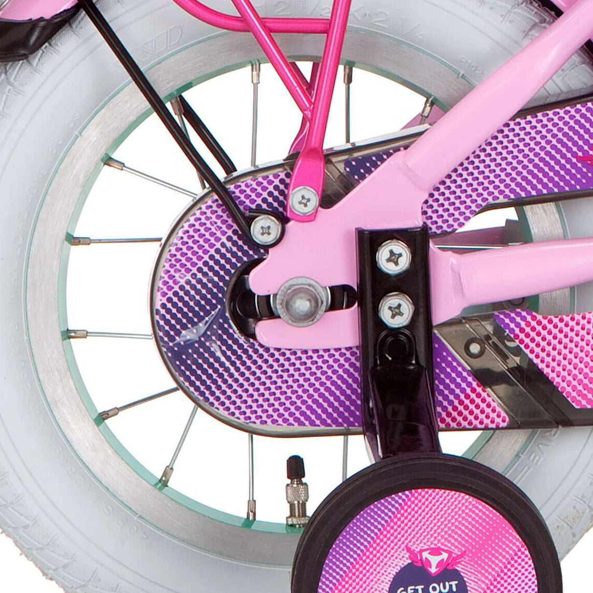 Alpina Задно колело 12 спирачна главина GirlPower mint zinc spk