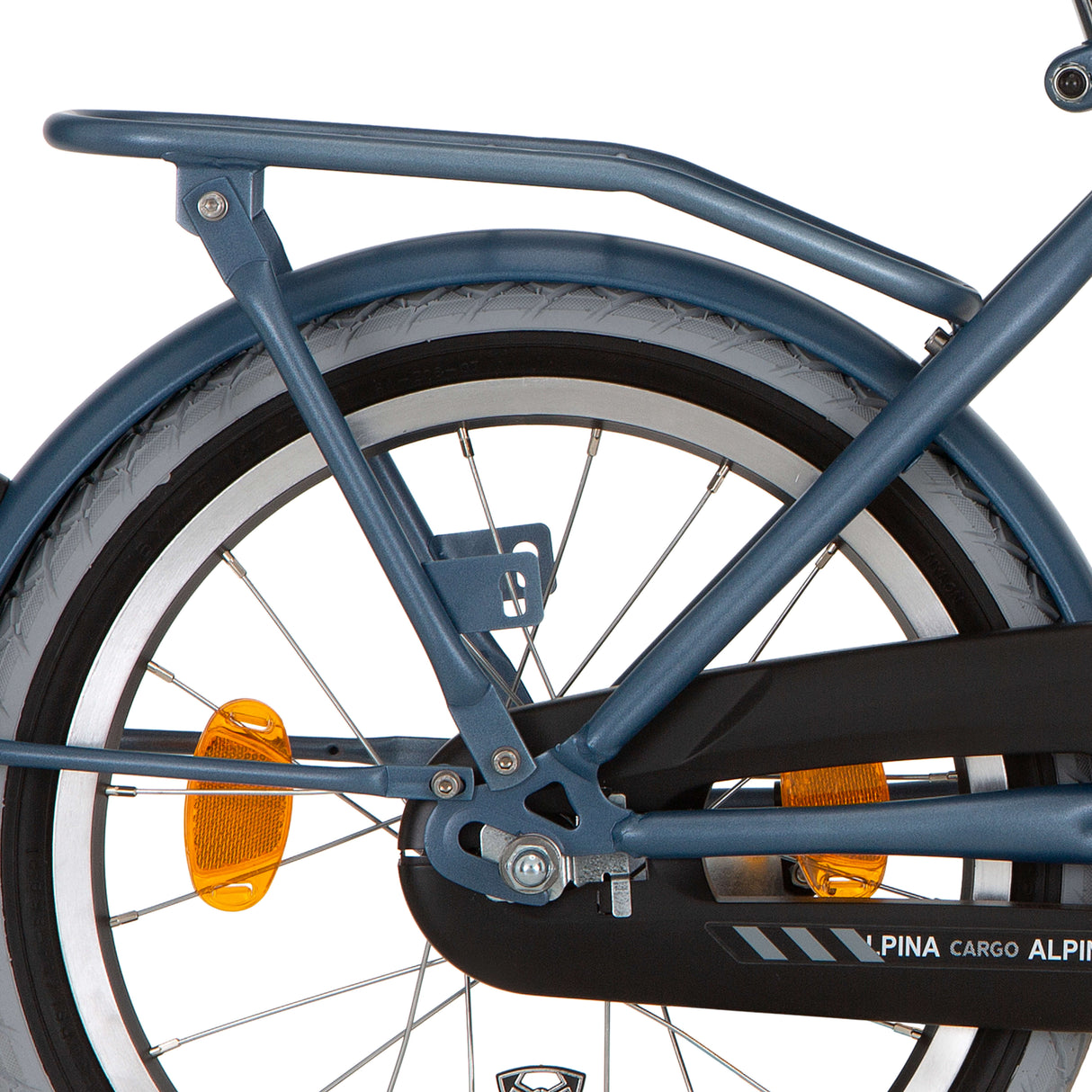 Alpina rear carrier 18 cargo vintage blue matt