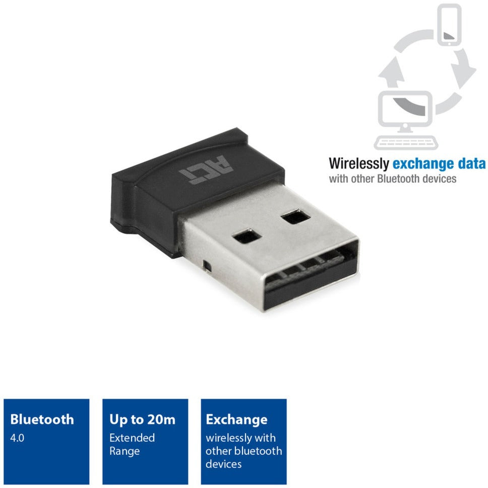 Conectividad ACT Adaptador Bluetooth USB