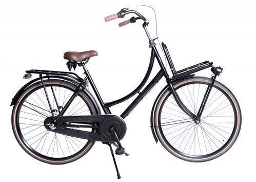 Aldo 28 Zoll Oma Fahrrad Lastenrad 57 cm 3 V mattschwarz