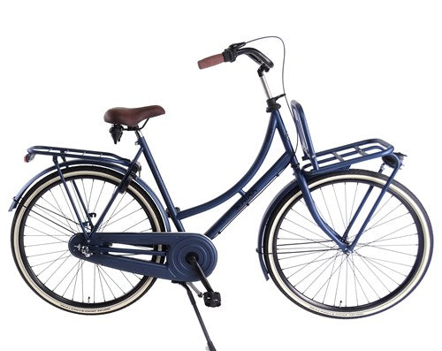 Aldo 28 colių granny bike cargo 50cm 3v džinsai mėlyni