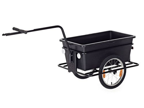 Roland Big Boy Bicycle Trailer - Plastic Steel - 90L - noir