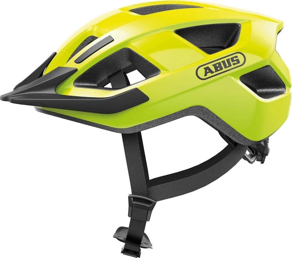 Casco Abus aduro 3.0 led segnale giallo s 51-55cm