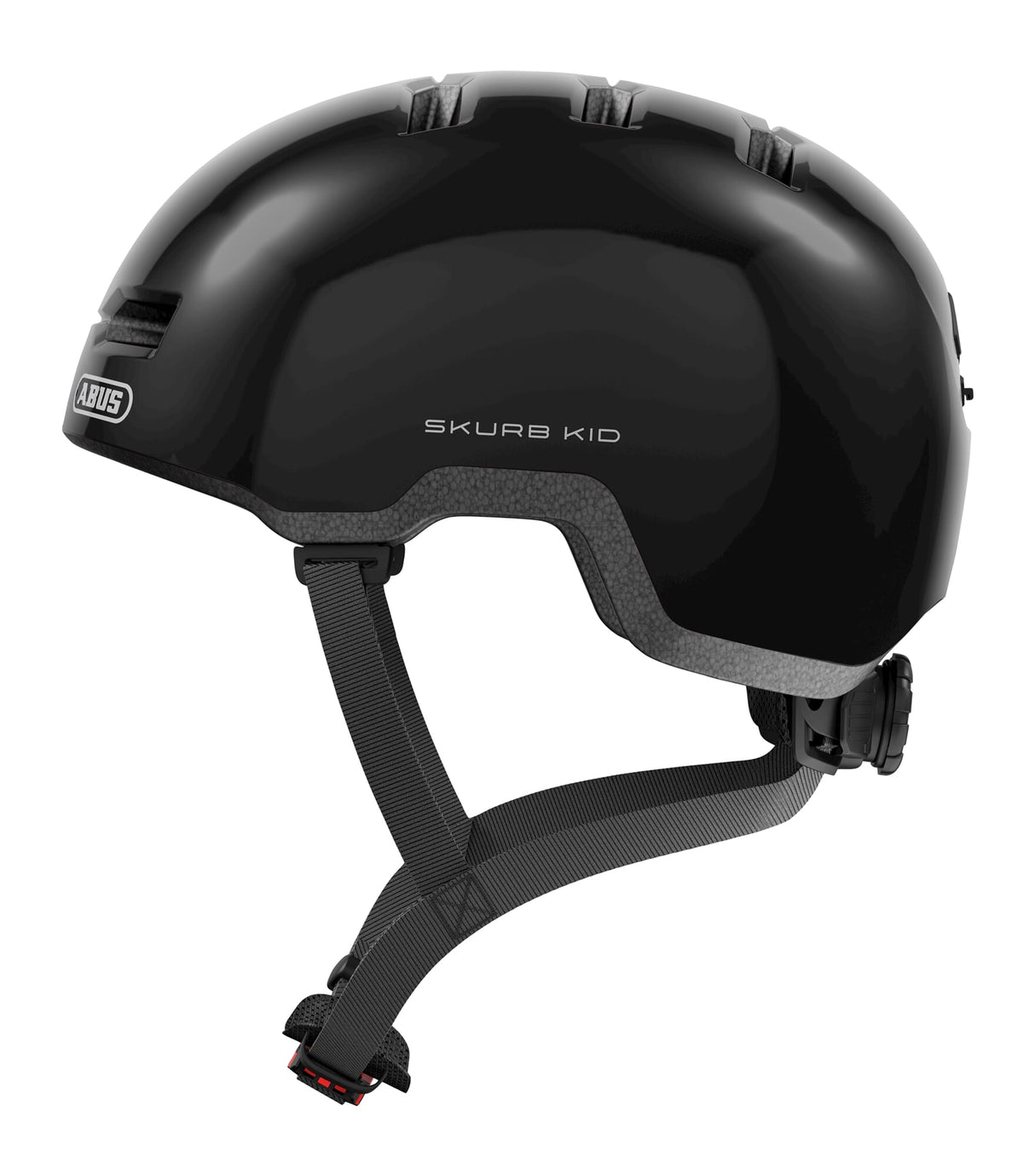 Abus casco skurb kid brillante negro m 50-55 cm