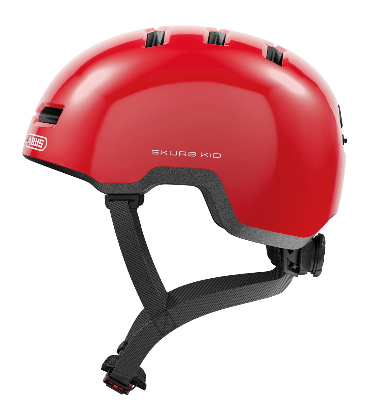 Abus helmet skurb kid shiny red m 50-55cm