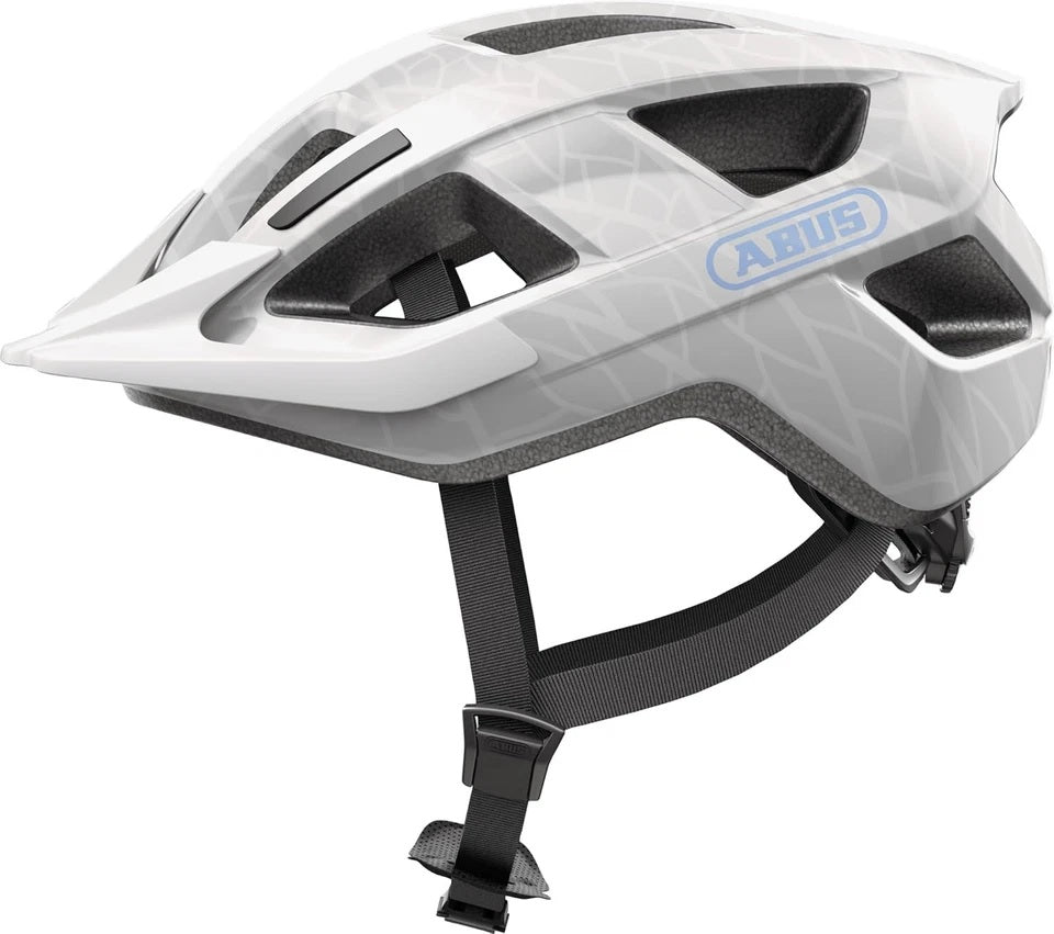 Casco Abus aduro 3.0 led bianco art m 52-58cm
