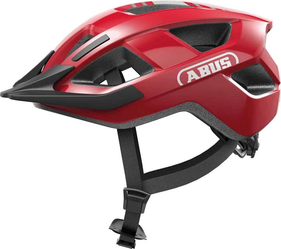 Abus Helm Aduro 3.0 LED Blaze Red M 52-58cm