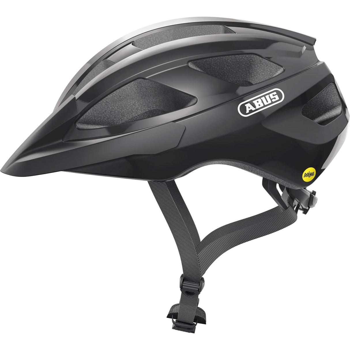ABUS HELM MACATGOUD MIPS glänzend Schwarz S 51-55 cm