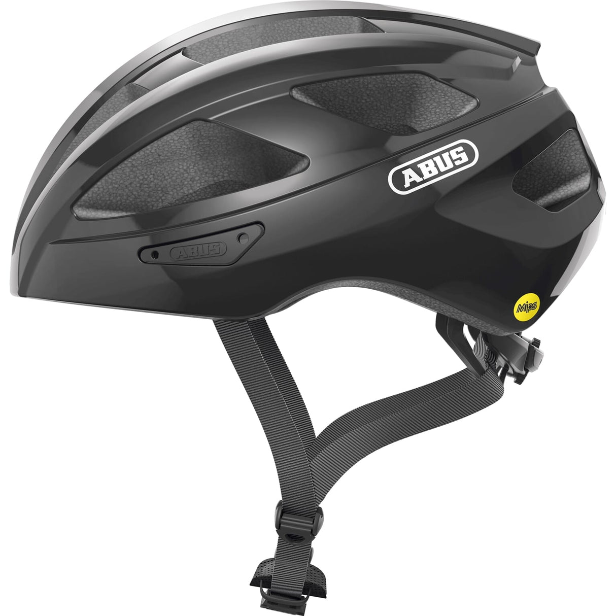 ABUS HELM MACATGOUD MIPS glänzend Schwarz S 51-55 cm
