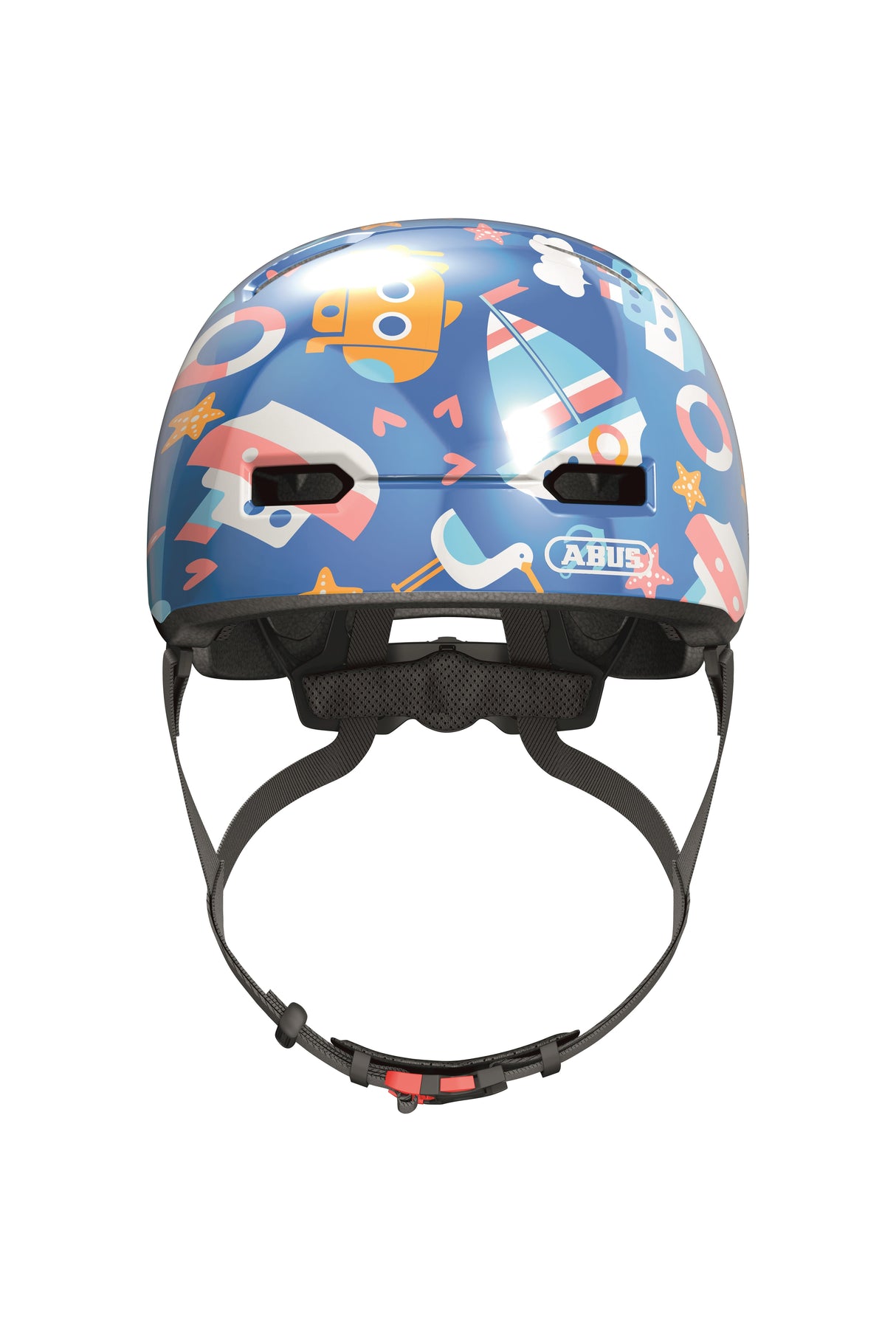 Abus Helmet Skurb Kid Blauw Sailgoud M 50-55 cm