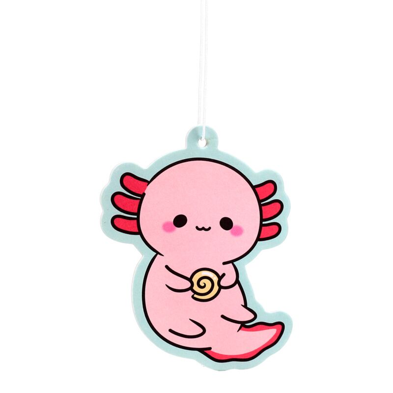 Raspberry scent Adoramals Maddie the Axolotl air freshener