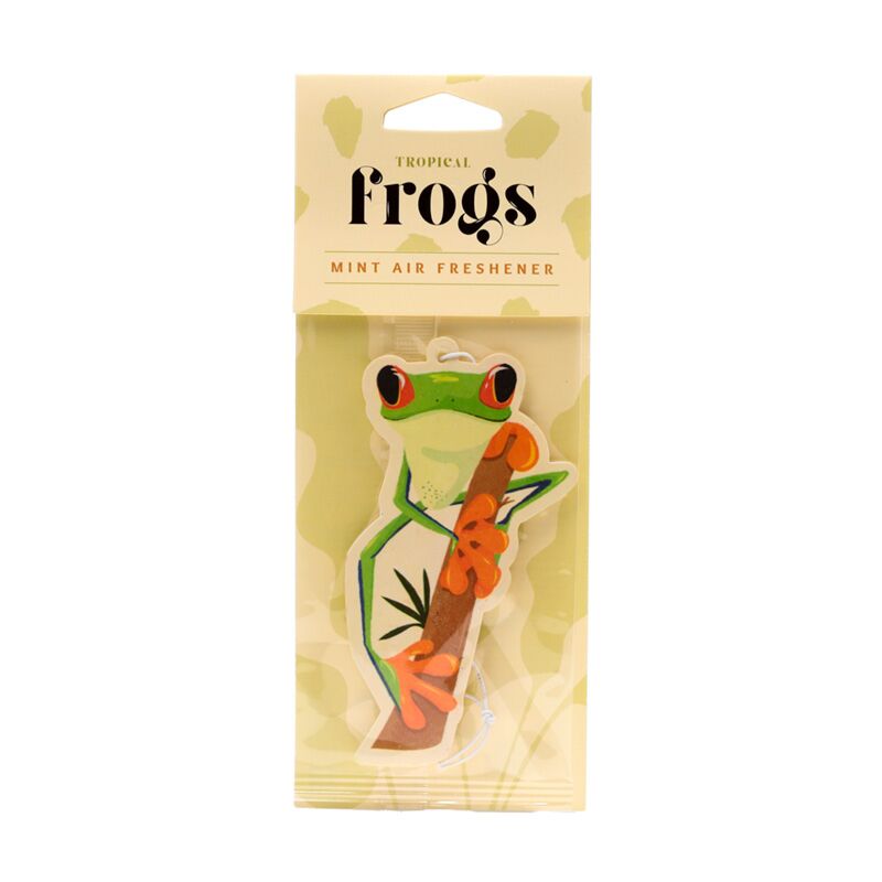 Peppermint-scented tropical tree frog air freshener
