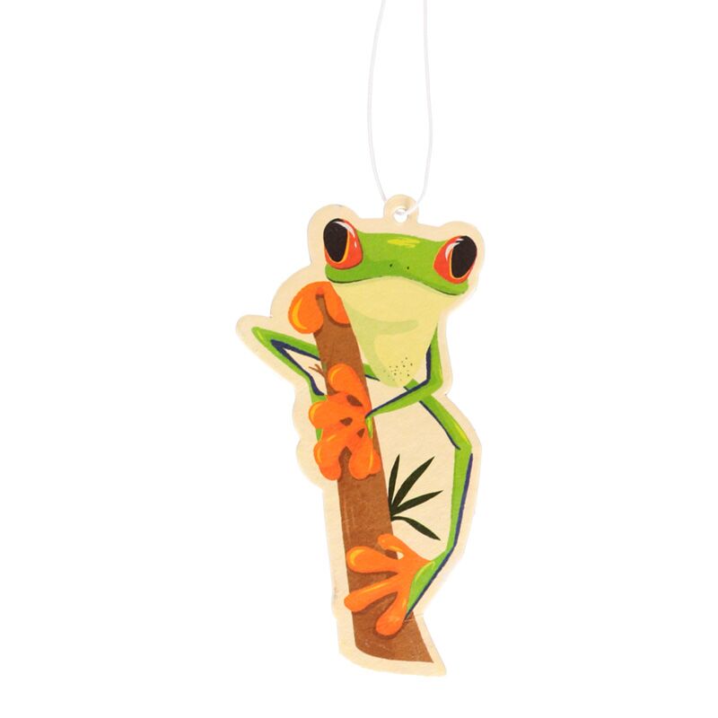 Peppermint-scented tropical tree frog air freshener