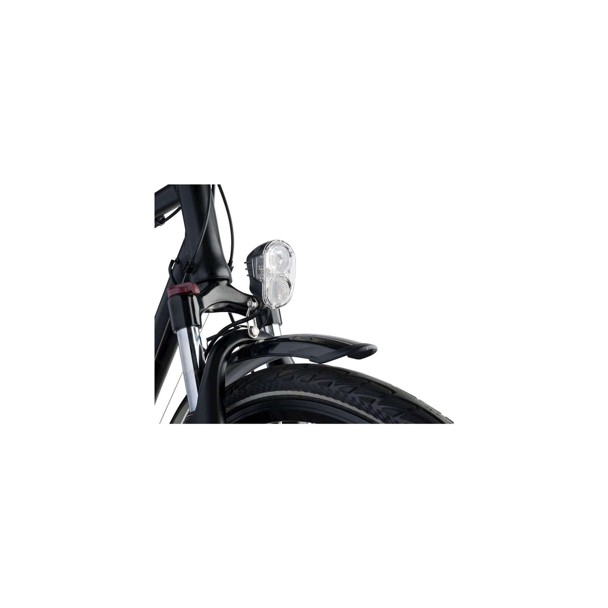 Headlight Echo 15 Switch On Off LED Dynamo Black