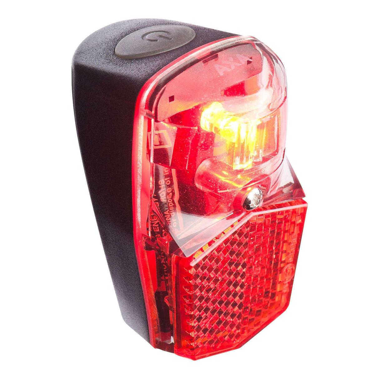 Axa Run Compact battery-powered rear mudguard light (on card)