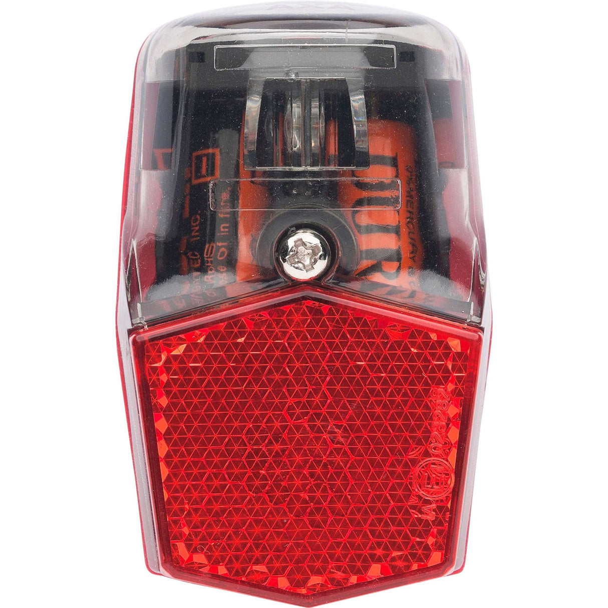 Axa Run Compact battery-powered rear mudguard light (on card)
