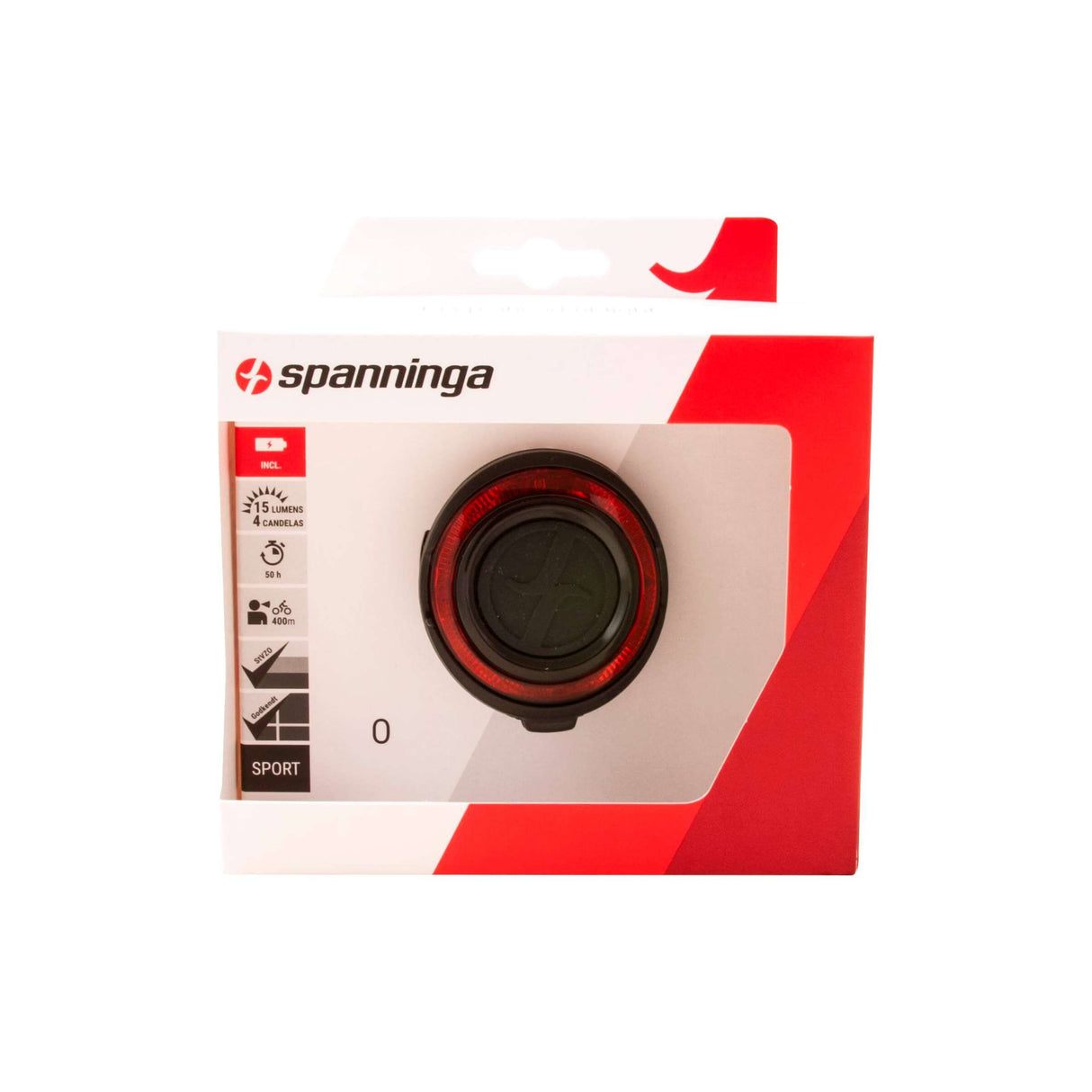 Rücklicht von Schwarz