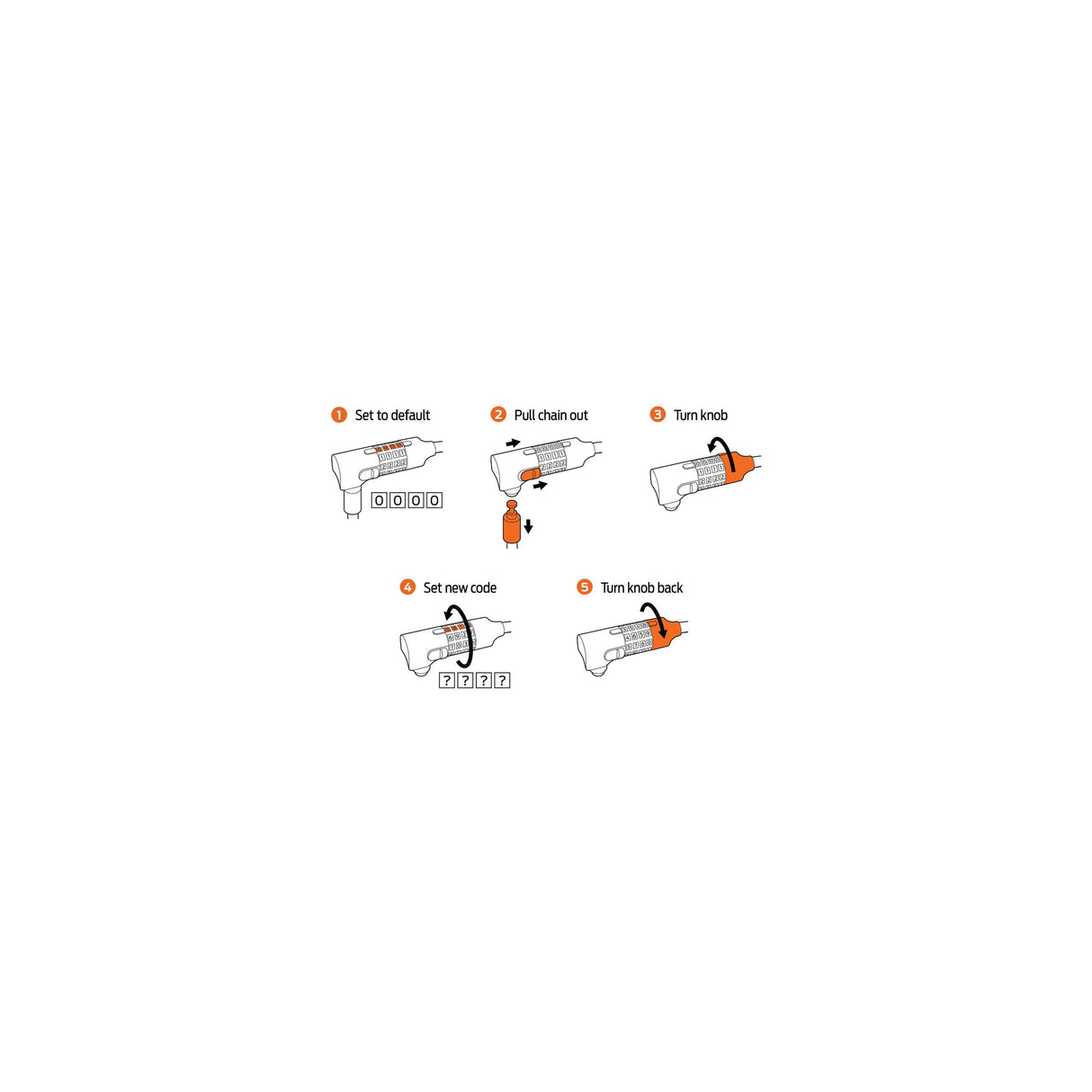 AXA cable lock Resolute 150 10 code