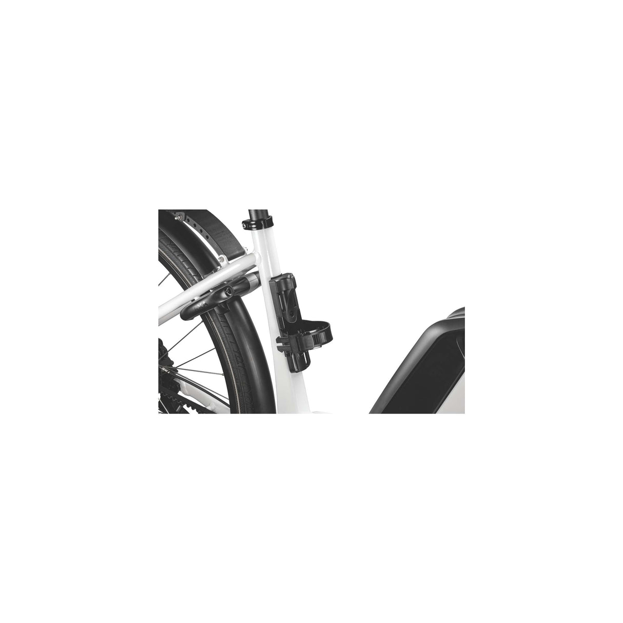 Axa foldelås sammenleggbar 6-95 - sort