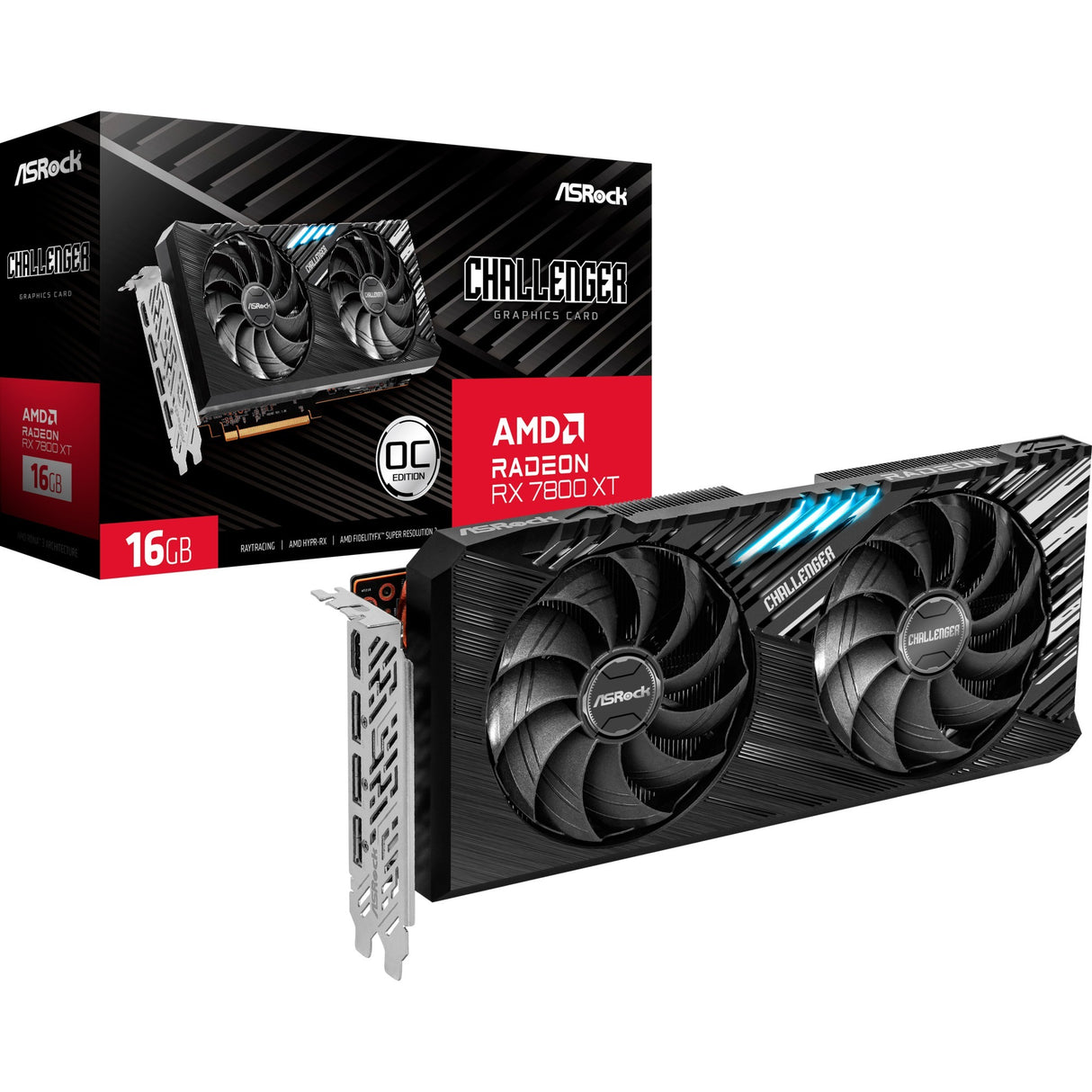 ASRock Radeon RX 7800 XT Challenger 16GB OC