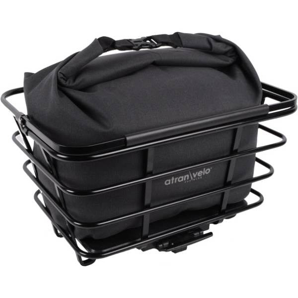 Atranvelo basket bag reise kurv bag på.velo travel sort