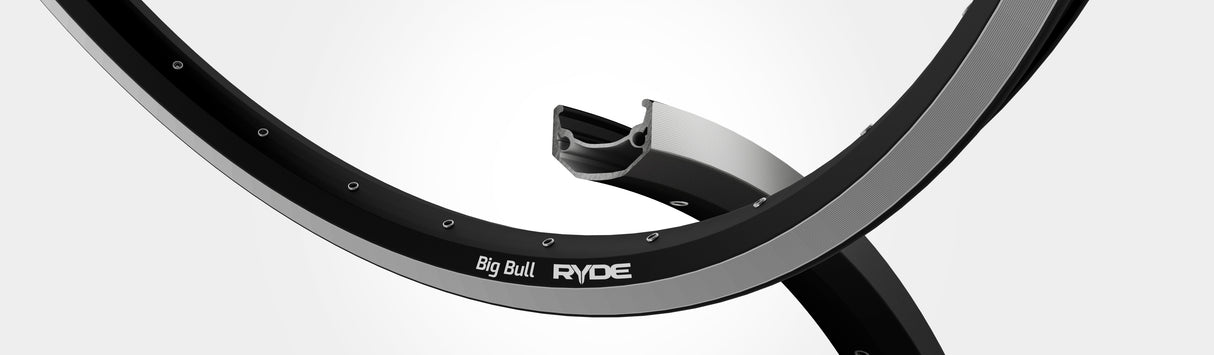 Rigida rim ryde 28 (622) big bull 32 14 black (ground)